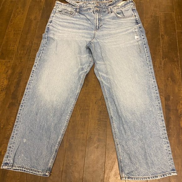American Eagle Super High rise baggy Straight jeans - Picture 5 of 13